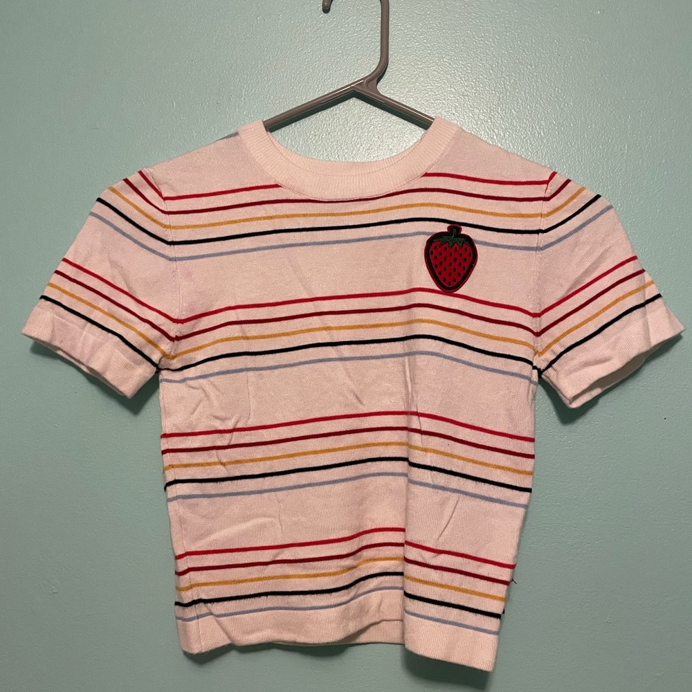 Strawberry crop top